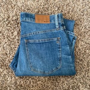 Madewell high rise slim boyfriend jean